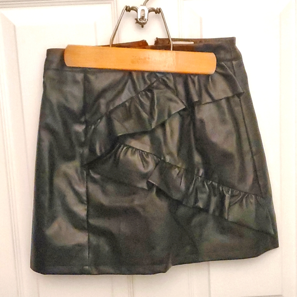 NWT ALOT Faux Leather Skirt